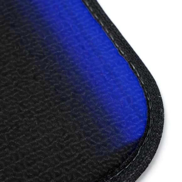 Blue rose car floor mat - Picture 5 of 5